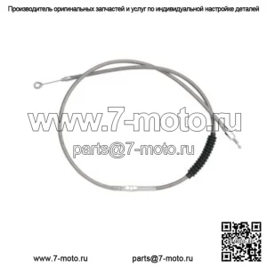 60 Удлиненный плетеный трос сцепления из нержавеющей стали 11/16 дюйма Harley Softail Dyna Touring XL (для: Harley-Davidson)