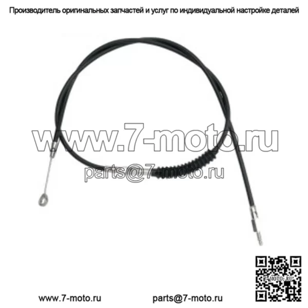 Высокоэффективный 57 1/4-дюймовый черный виниловый трос сцепления 38662-00 Harley Sportster XL (Для: Harley-Davidson)