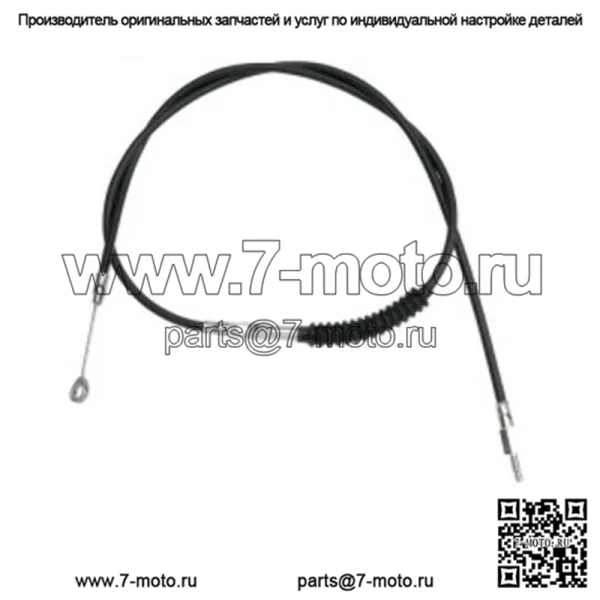 Высокоэффективный 68 11/16-дюймовый черный виниловый трос сцепления 38789-06A Harley Dyna 06-17 (Для: Harley-Davidson)