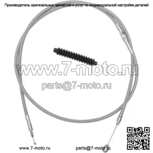 80 дюймов +12, нержавеющая сталь, 3 1/8 дюйма, трос сцепления 08-13 Harley Touring (для: Harley-Davidson)