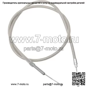 76 Удлиненный плетеный трос сцепления из нержавеющей стали 11/16 дюйма Harley Softail Dyna Touring XL (для: Harley-Davidson)