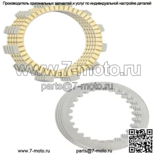 Фрикционные и стальные пластины сцепления для Yamaha YZ250 1979 г.