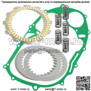 Фрикционные диски сцепления и комплект прокладок для Yamaha XV500 Virago 500 1983 г.