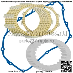 Фрикционные диски сцепления и комплект прокладок для Honda CB450T Hawk 450 1982 г.