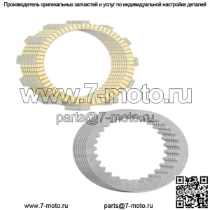 Фрикционные и стальные диски сцепления для Kawasaki KLR650 KL650 2011-2017 гг.