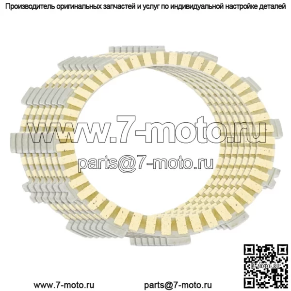 Фрикционные диски сцепления для Honda CR250R 1983 1984 1985 1986 1987 1988 1989