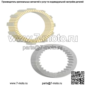 Фрикционные и стальные пластины сцепления для Kawasaki Ninja 600 600Rx ZX600 1985-1987 гг.