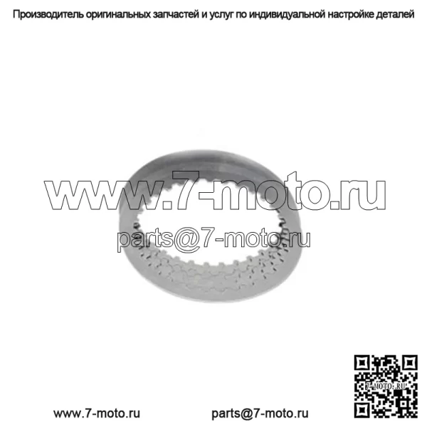 Комплект стальных дисков сцепления, 6 комплектов Harley Big Twin Sportster XL Buell 90-20 37913-90 (Для: Harley-Davidson)