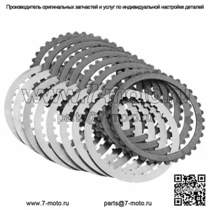 Комплект дополнительных дисков сцепления Barnett Carbon из фрикционной стали Harley Big Twin Sportster (Для: Harley-Davidson)