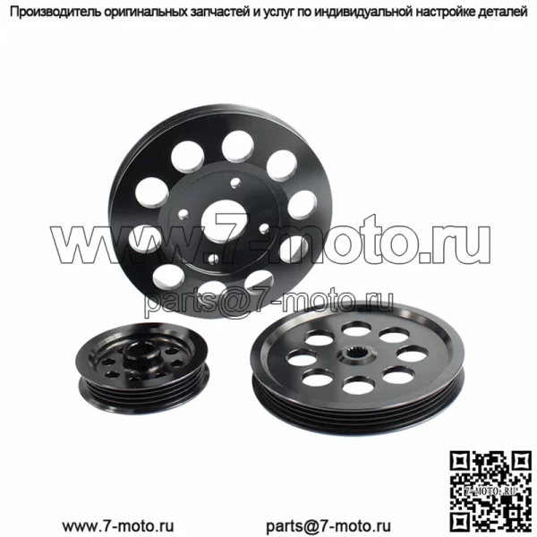 Модифицированный шкив подходит для шкива коленчатого вала Nissan Skyline RB25 RB26 R32 R33 R34. - Image 2