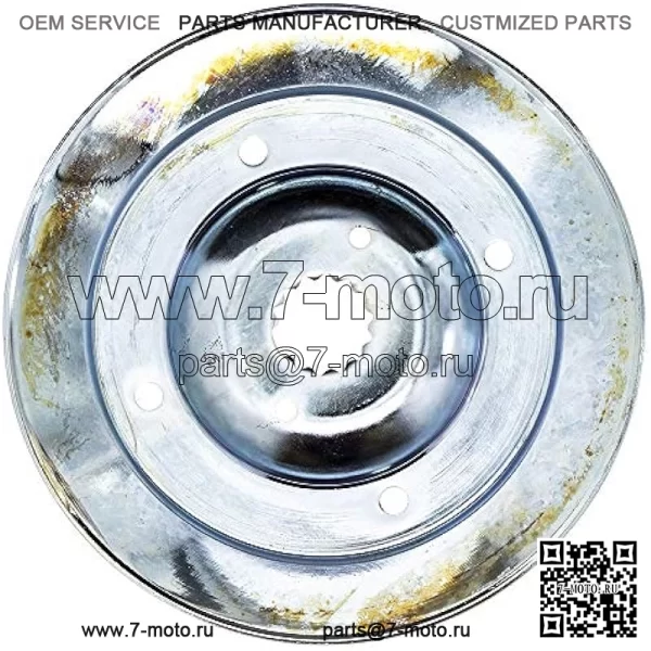 Шкив John Deere OEM с демпфером Тракторы-косилки 1400 1500 717 737 797 Деталь № TCU15036