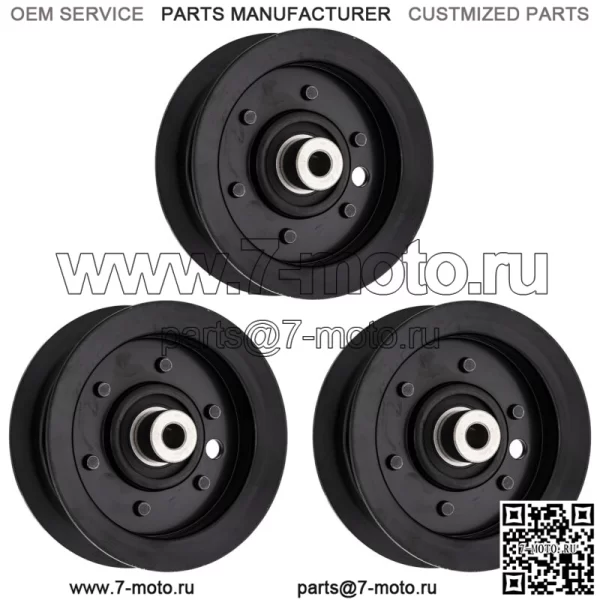 Комплект плоских натяжных шкивов для TimeCutter SS5000 Z4200 106-2175 132-9420, 3 шт.