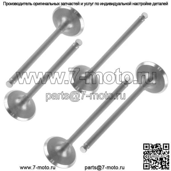 Впускные и выпускные клапаны подходят для Yamaha WR250F/YZ250F 2001 2002 2003 2004 2005-2013