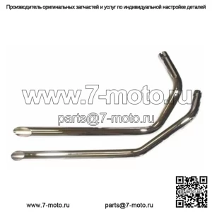 V-Factor 1 3/4" Хромированные 40-дюймовые выхлопные трубы Harley Ironhead Sportster Chopper (Для: Harley-Davidson)