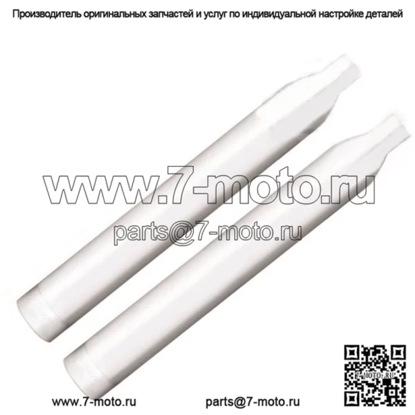 Rinehart 3-дюймовые хромированные насадки на глушители выхлопных труб Harley Softail FLST 07-17 (для: Harley-Davidson)