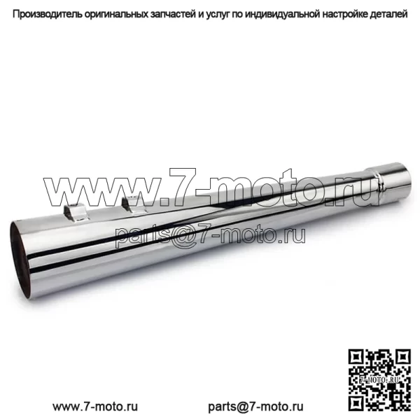 Хромированный глушитель из нержавеющей стали для Harley Touring - Image 2