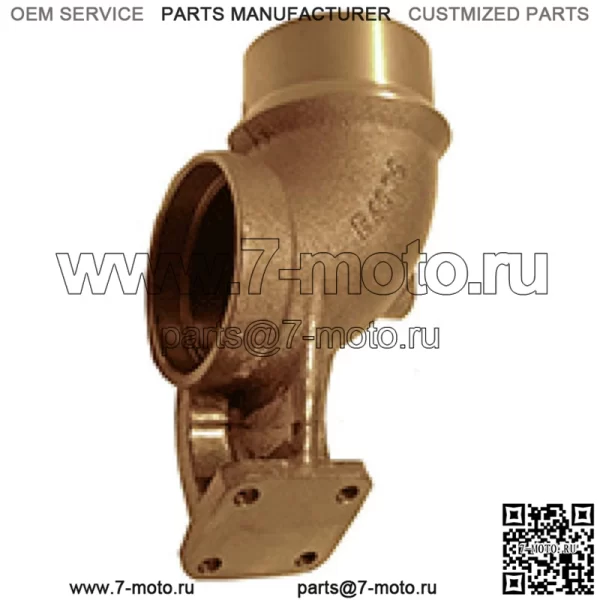 Выхлопное колено подходит для трактора John Deere 4320 R46473