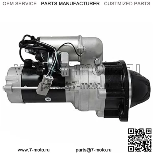 Стартер 600-813-4421 6008134421 Совместим с двигателем Komatsu 6D95 S4D95L-1H S4D95L-1J S4D95L-1J-S S4D95L-1K Экскаватор PC120-6 PC100-6 PC200-5 PC210-6 PC220-6 PC200-6L -6л