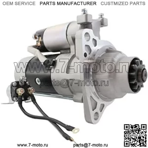 Новый стартер Hi-Torque на 24 В, совместимый с грузовиком Mitsubishi Fuso MS280/MS380-2 6D22 Dsl Eng 99-07 Экскаватор Kobelco SK300/SK400 6D22 1999-2007 гг. Заменяет M9T60171 M009T60171 ME152487 M9T60172
