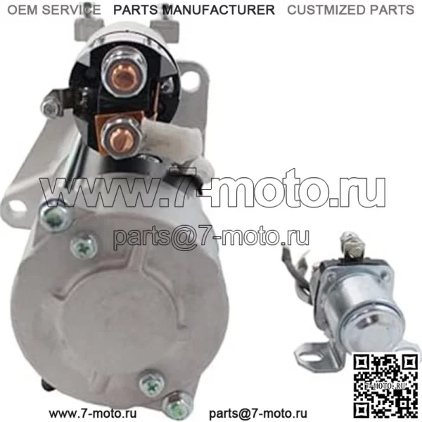 Новый стартер Hi-Torque на 24 В, совместимый с грузовиком Mitsubishi Fuso MS280/MS380-2 6D22 Dsl Eng 99-07 Экскаватор Kobelco SK300/SK400 6D22 1999-2007 гг. Заменяет M9T60171 M009T60171 ME152487 M9T60172 - Image 3
