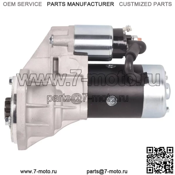 Стартер подходит для дизельного промышленного двигателя Isuzu 4JB1 S24-07 8944234520 18281 24V - Image 4