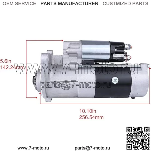 НОВЫЙ СТАРТЕР, СОВМЕСТИМЫЙ С KOBELCO SK210-IV M3T57575 ME019911 859353 M003T57575 M003T57575ZC M3T57575ZC ME019911 - Image 2