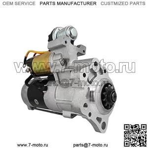 Новый стартер RAREELECTRIICAL 11T, 24 В, совместимый с грузовиком Mitsubishi Fuso Canter Fe512 2006 г. по номеру детали M008T85271B M008T85771 ME241359 ME241622 ME225158 M8T85271B M8T85771
