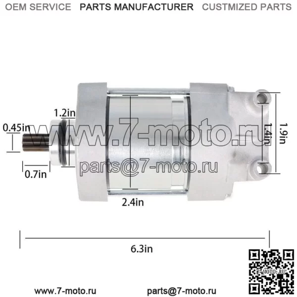 Новый для Yamaha YZF-R1 YZF R1/R1S стартер 2004 2005 2006 2007 2008 - Image 2