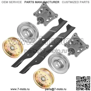 Лезвие шпинделя и шкив для Husqvarna EZ4220 EZ4624 EZ4822 EZ5224 42 дюйма 46 дюймов 48 дюймов 52 дюйма