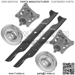 Лезвие шпинделя и шкив для Husqvarna LSZ4622 LSZ5422 EZ5224 EZ5226 46 дюймов 52 дюйма 54 дюйма