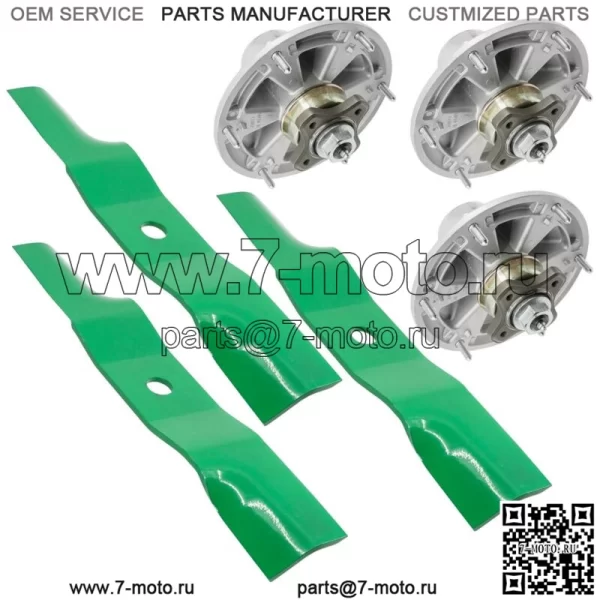 Шпиндель и отвал деки для John Deere Z510A Z710A Z910A Z915B Z920 ZTrak 48 дюймов - Image 4