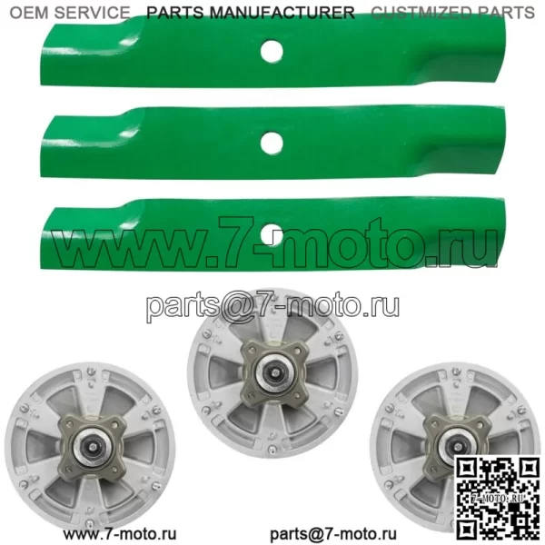 Шпиндель и отвал деки для John Deere Z510A Z710A Z910A Z915B Z920 ZTrak 48 дюймов - Image 5