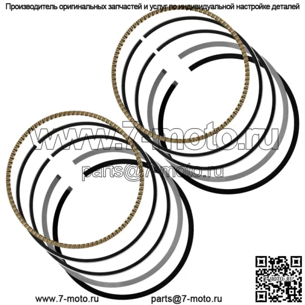 Поршневые кольца для Polaris RZR XP 4 1000  EPS 2021 SidexSide (для: Polaris) - Image 4