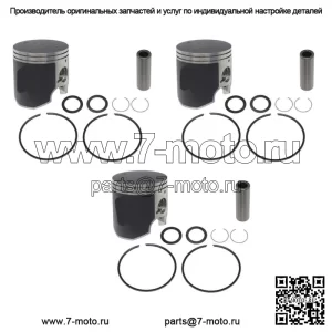 Комплекты из 3 поршней для Yamaha Many 1999-2005 гг., 1200 PWC STD, диаметр цилиндра 80 мм
