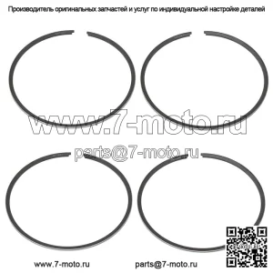 Комплект из 2 поршневых колец для Yamaha Many 1998-2005 гг., 800 STD, диаметр цилиндра 80 мм