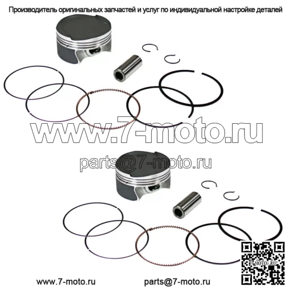 Комплект из 2 поршней для Can-Am 2011-2018 1000, стандартный диаметр 91 мм