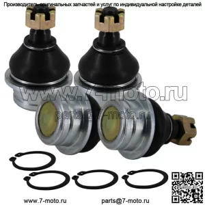 Комплект верхних и нижних шаровых шарниров Suzuki King Quad 51210-31G10 51210-31G00