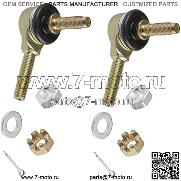Комплект наконечников рулевой тяги, совместимый с Kawasaki Kvf400A Kvf400C Prairie 400 4X4 1997, 1998, 1999, 2000 - Image 5