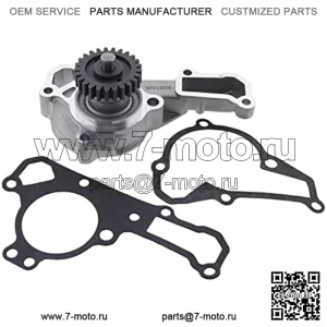 Водяной насос AM134585 с прокладками M139017 M139018 Совместим с John Deere 285 320 325 335 345 GX345 GX325 425 445 455 F725 F911 Gators 4X2 6X4 Gas Gator XUV 620i 625i 240 245 260 265