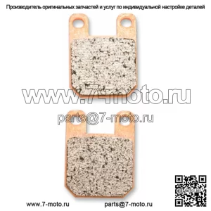 Сменные тормозные колодки из спеченного металла GMA J-Brake Performance Machine PM Caliper (Для: Harley-Davidson)