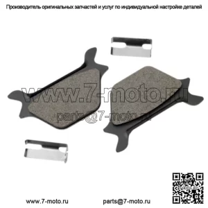 Пара задних тормозных колодок Drag Organic OE Buell Harley Dyna Super Glide Softail 87-99 (Для: Harley-Davidson)