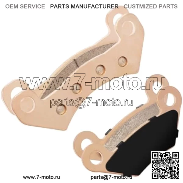 Спеченные передние и задние тормозные колодки для John Deere Gator XUV 625i 825i 825E 825M 855D 855E 855M OEM # AM140607 AM141182 - Image 4