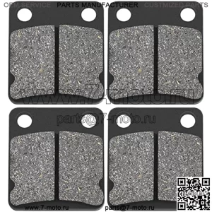Тормозные колодки для Yamaha Grizzly 400 450 YFM400 YFM450 Wolverine Kodiak Big Bear YFZ350 YFZ350 Warrior Banshee Передние тормозные колодки 1995-2009 1999-2006 2000-2012 2007-2013