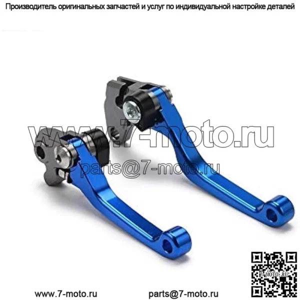 Рычаги мотоцикла Тормозной рычаг сцепления с ЧПУ мотоцикла подходит для Yamaha YZ80 YZ85 YZ 80 85 2001 2002 2003 2004 2005 2006 2007 2008 2009-2014 Рычаг сцепления мотоцикла (цвет: синий) - Image 3