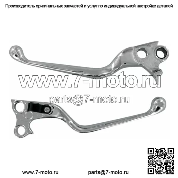 Хромированные широкие рычаги тормозной муфты 96-16 Harley Touring Softail Dyna XL (для: Harley-Davidson)