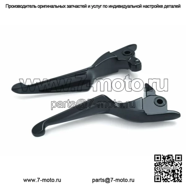Курякын Black Wide Boss Levers Harley 17-20 Touring Street Electra Road Glide (Для: Harley-Davidson)