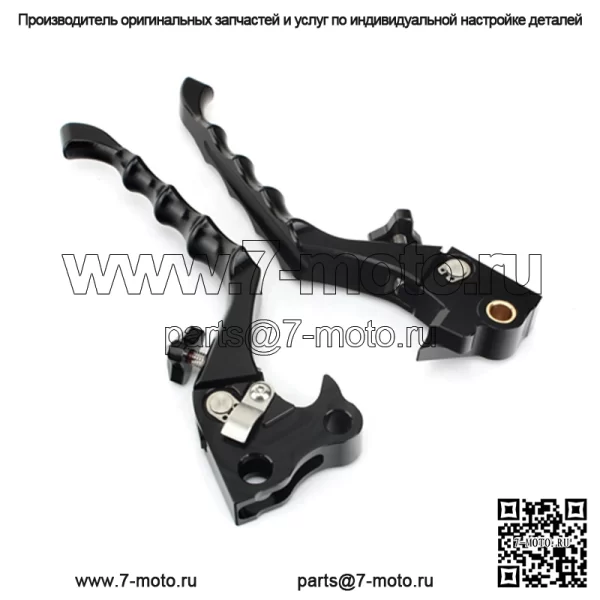 Алюминиевые рычаги тормозной муфты мотоцикла Harley с ЧПУ - Image 4