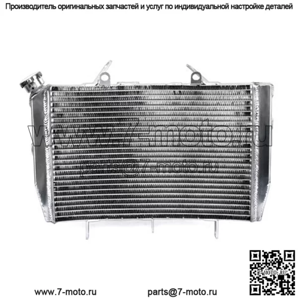 Пайка алюминиевого изогнутого радиатора мотоцикла