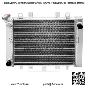 Алюминиевый радиатор для квадроцикла для Kawasaki Brute Force KVF650 4X4i 2005-2010/KVF750 4X4i 2005-2007