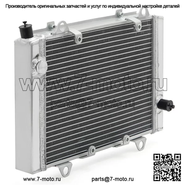 Алюминиевый радиатор для квадроцикла для Kawasaki KVF650 Brute Force 2005-2010/KVF700 Prairie 2004-2006 39060-0011 - Image 2